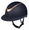 Kask Fair Play APOLEUS RG W-V szeroki daszek granat  ROSEGOLD 